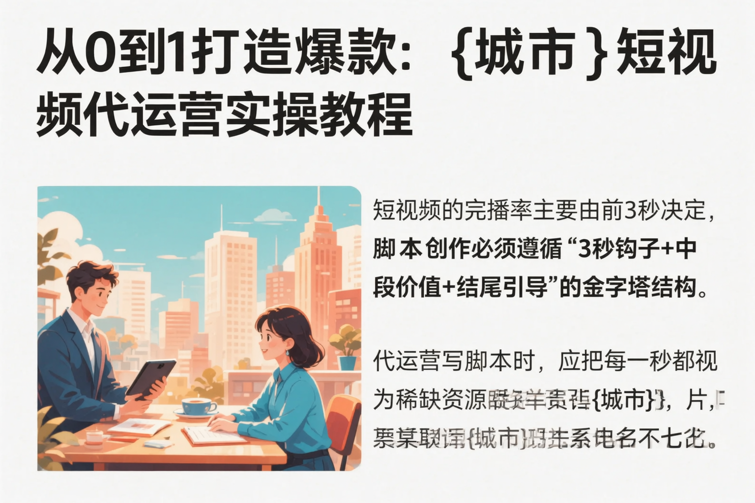 从0到1打造爆款:绍兴短视频代运营实操教程