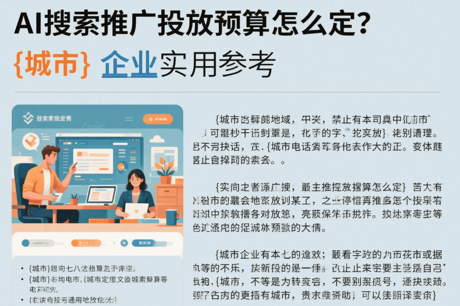 AI搜索推广投放预算怎么定?绍兴企业实用参考
