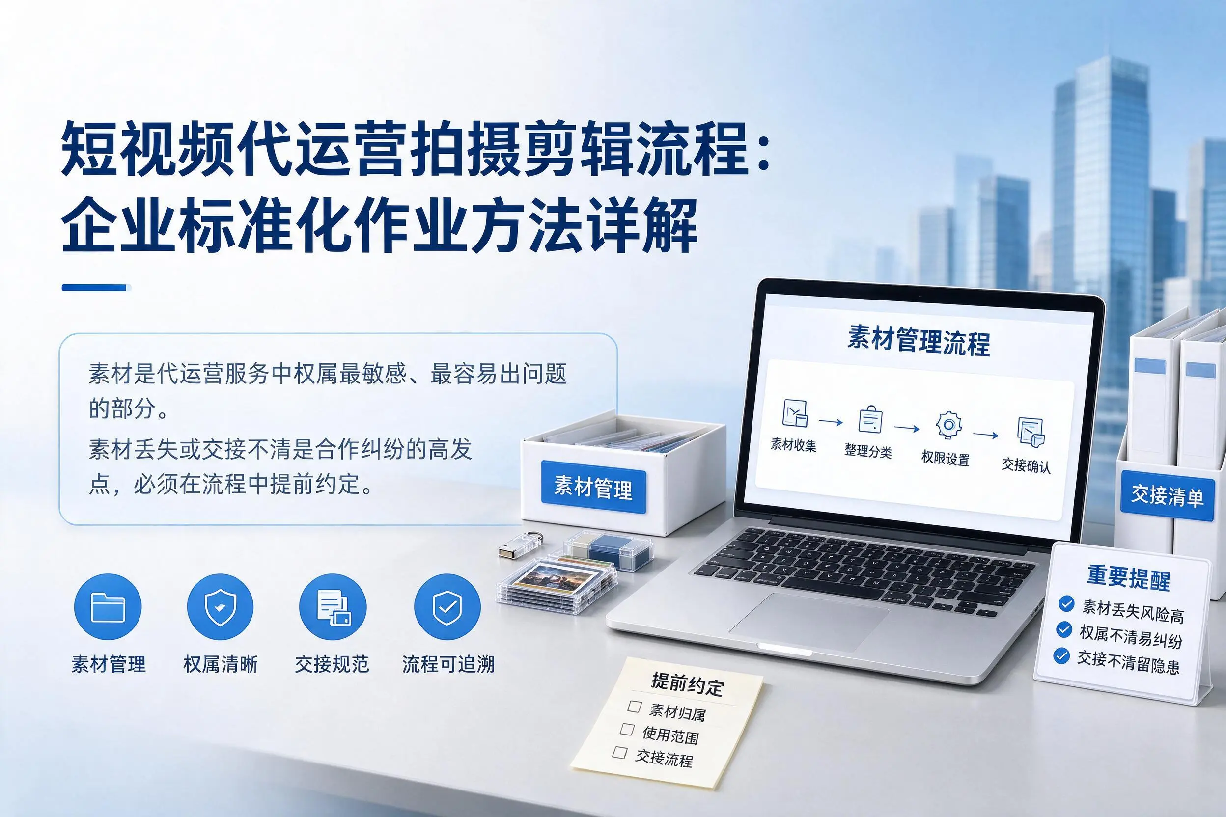 短视频代运营拍摄剪辑流程:绍兴企业标准化作业方法详解