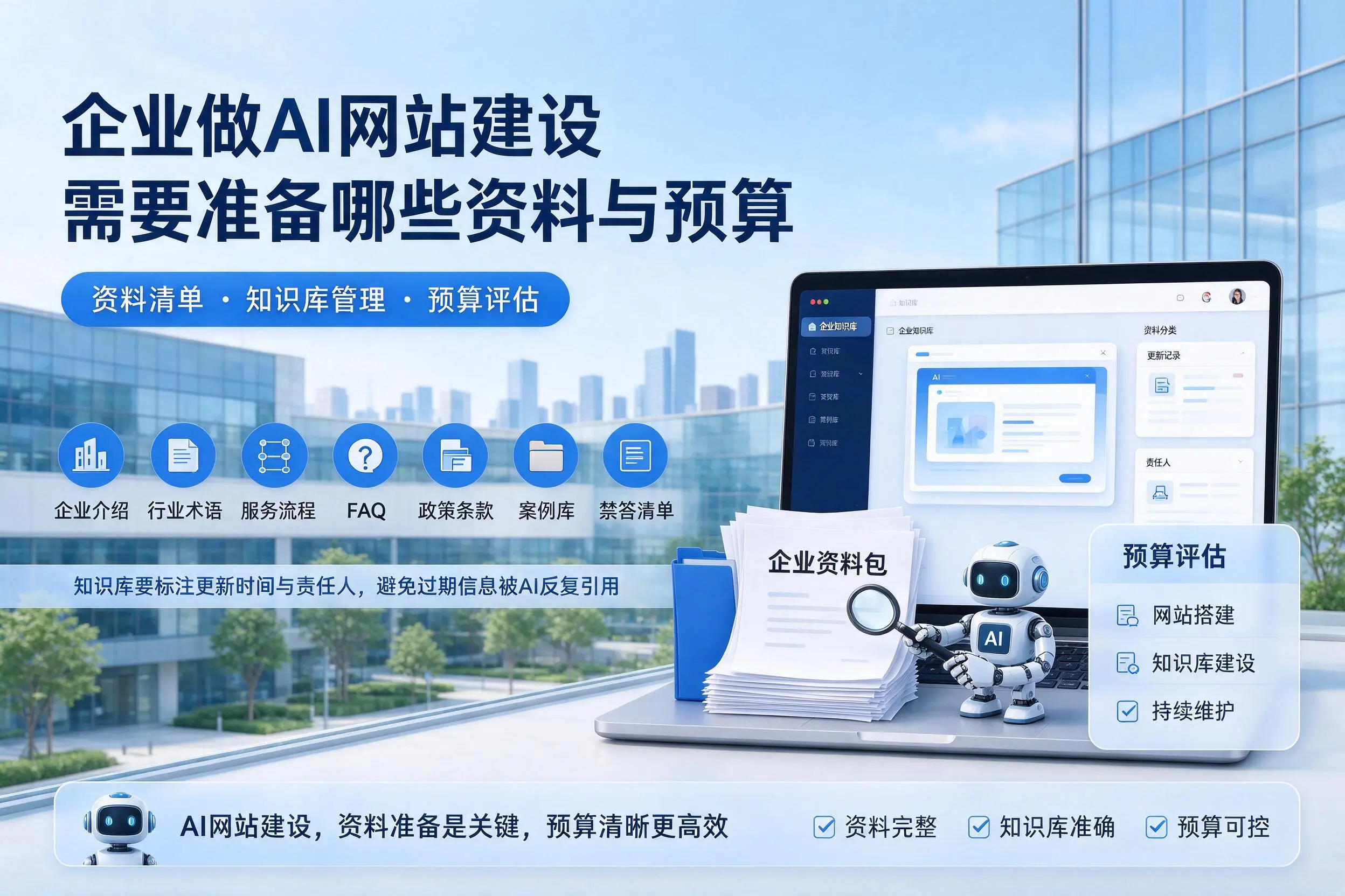 绍兴企业做AI网站建设需要准备哪些资料与预算